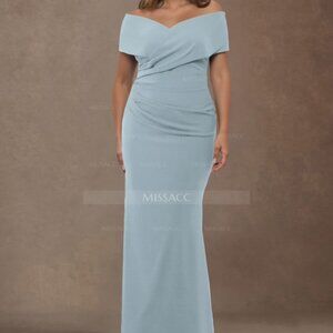 Trumpet/Mermaid Floor-Length Elastic Satin(Slight Stretch) Mother Of The Bride